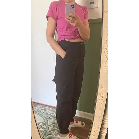 FOREVER 21 brown cargo joggers M - Picture 10 of 10